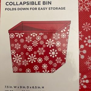 Collapsible storage bins (set of 3)